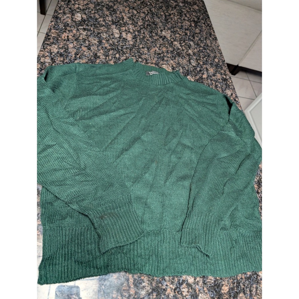Scottish Isle Bernette sweater Woman's Green L - Picture 2 of 5